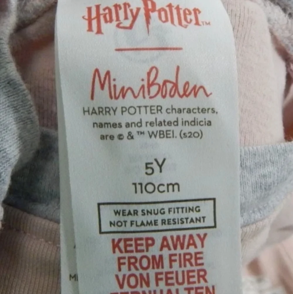 Harry Potter Mini Boden Hedwig Pajamas